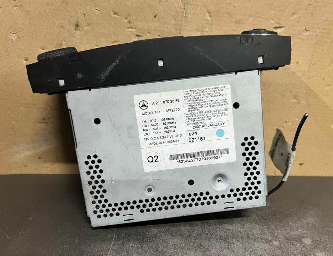 2006-2008 Mercedes W211 E-Class Radio Audio Head Unit CD Player A211 8702889 OEM