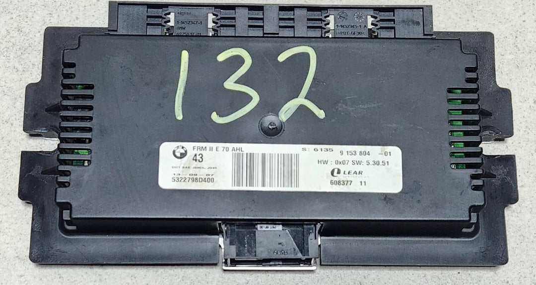 2007-2013 BMW X5 E70 Footwell Light Control Module 9153804 OEM
