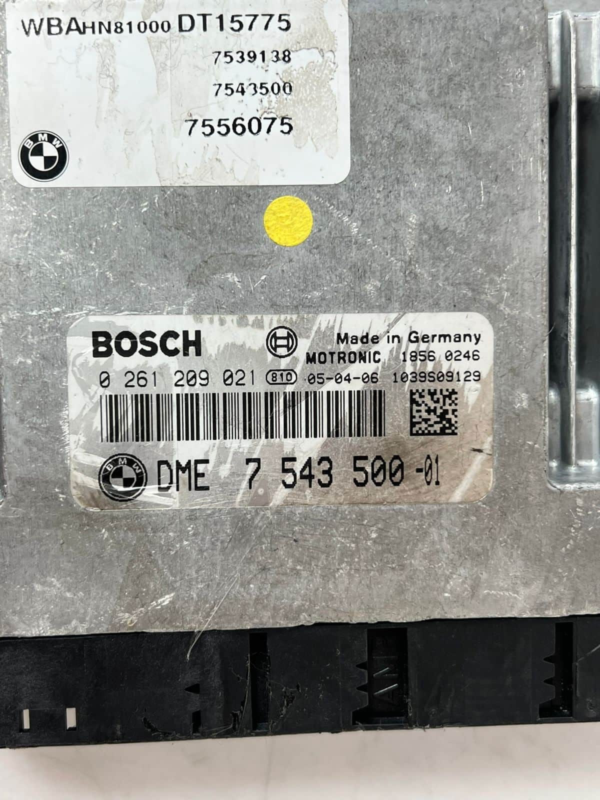 2006-07 BMW 750i 5 6 E60 E61 E63 E64 E65 E66 Engine Control Unit Module 7543500