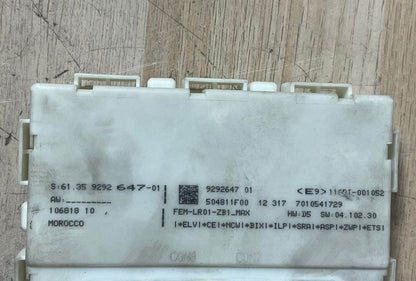 2014 BMW F20, F22, F30, F32, F36, F80, F82 428i Front Electronic Module 9292647