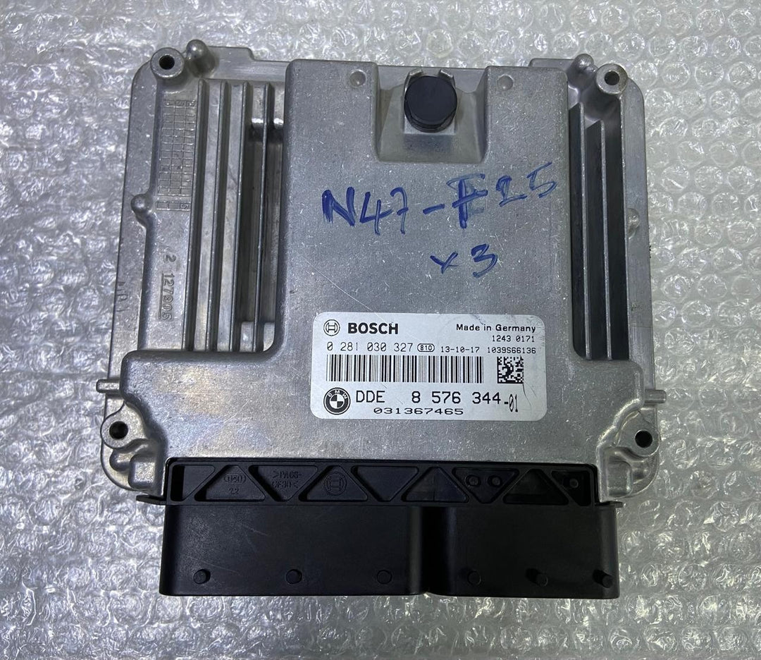 OEM BMW X3 F25 N47N DIESEL ENGINE CONTROL UNIT MODULE DDE ECU ONLY 8576344
