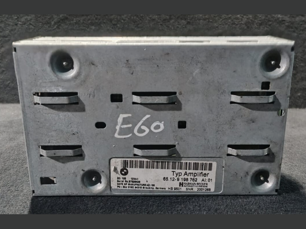 BMW 5 SERIES 535I E60 F10 RADIO STEREO AMPLIFIER HARMAN BECKER - 9198762