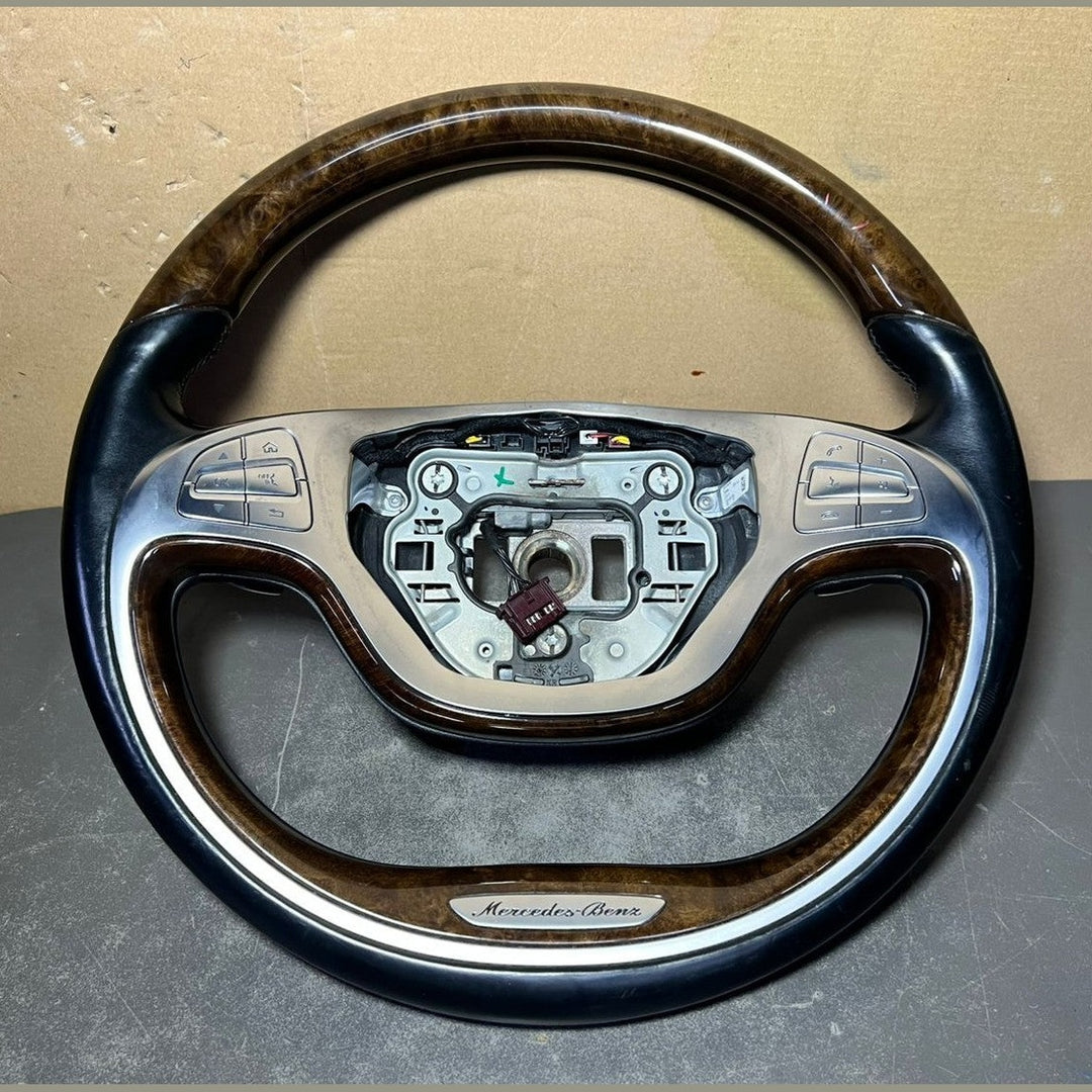 Mercedes W222 Steering Wheel Multi Function Sport Assembly With Paddle Shifts