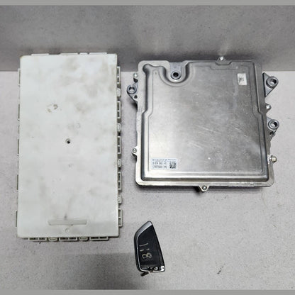 2017 BMW X5 Engine Control Module 8674949 N55 F16 3.0 ECU SET 