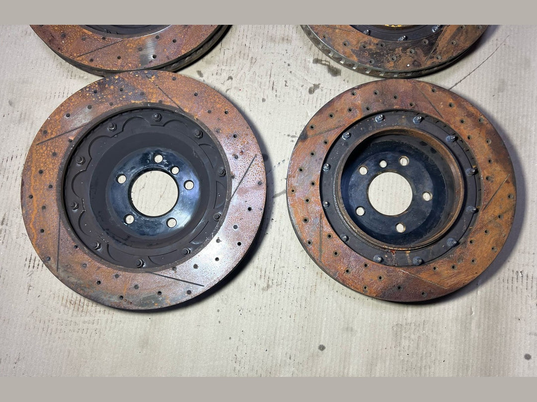 10-14 Mercedes-Benz W212 E-Class AMG E63 Front \ Rear Calipers Brake Discs Set