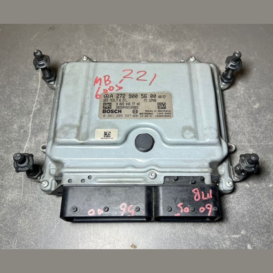 07-12 Mercedes W221 S-Class Engine Control Module Unit ECM ECU A272 9005600 OEM