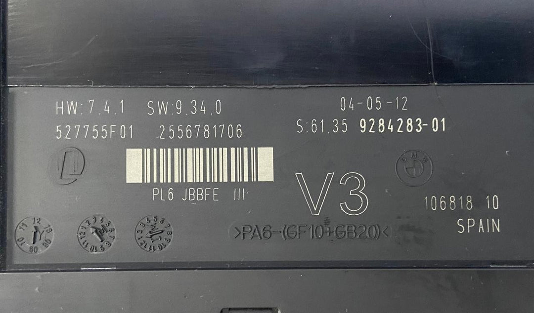 OEM BMW 5 6 series F06 F10 F12 ECU JUNCTION BOX FOR ELECTRONICS 9284283