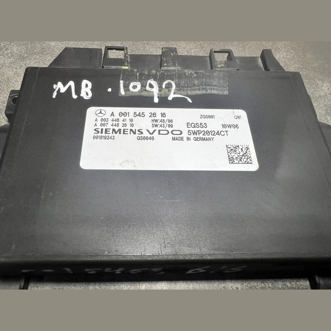 08-12 Mercedes W204 Gearbox Transmission Control Unit Module A001 5452616 OEM