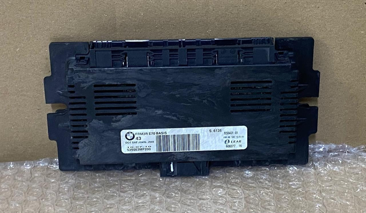 OEM BMW X5 E70 Headlight Control Module Unit FRM3R 9230431