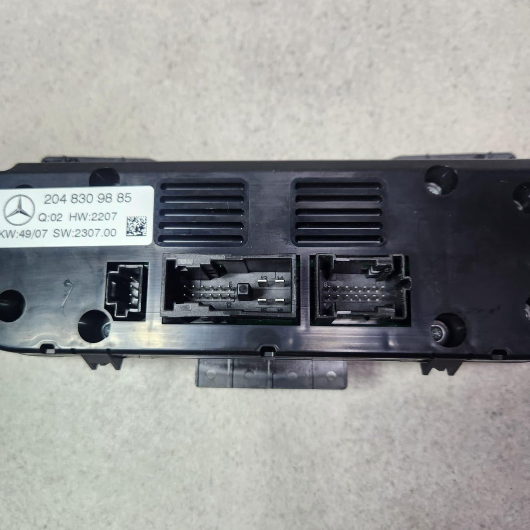 2010-2012 Mercedes-Benz C250 Climate Control Unit 2048309885 C-Class W204 
