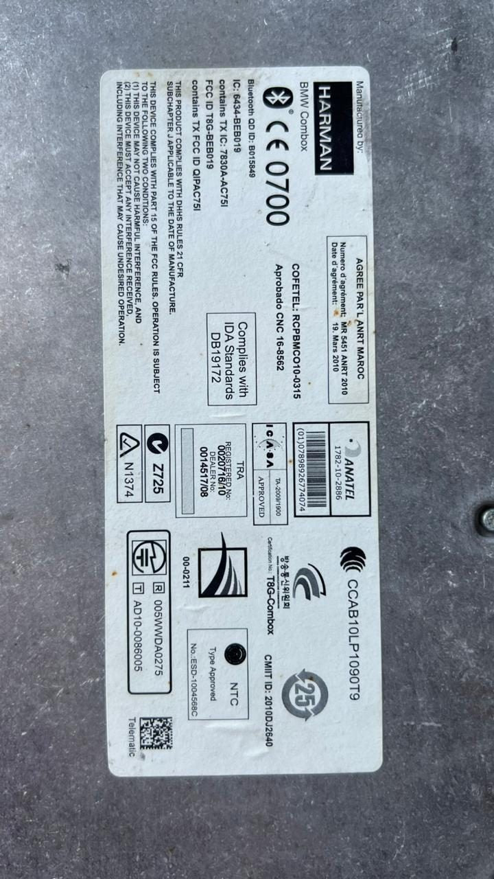 2012-16 BMW 328i Bluetooth Com box Telematic Control Module 9257153 3' 320 335