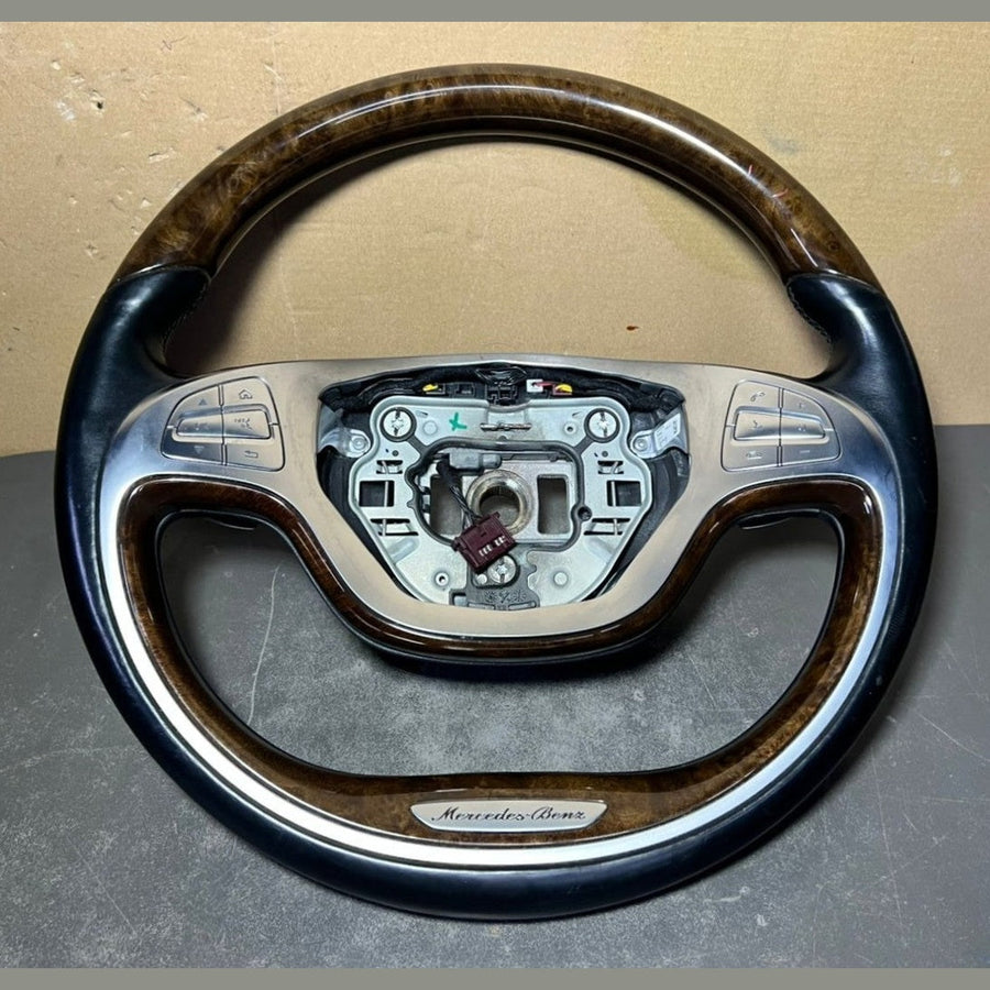 Mercedes W222 Steering Wheel Multi Function Sport Assembly With Paddle Shifts