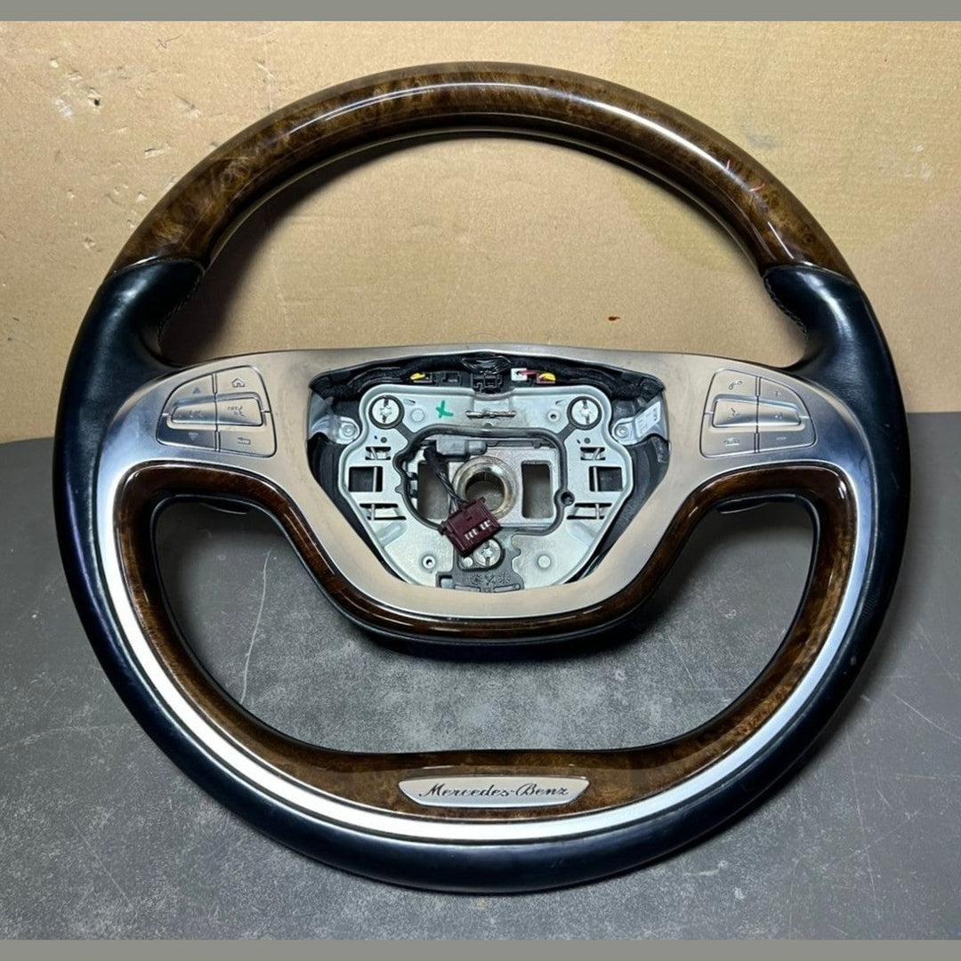 Mercedes W222 Steering Wheel Multi Function Sport Assembly With Paddle Shifts