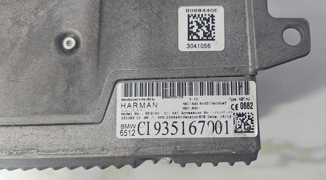 OEM BMW X5 F15 2015 HARMAN NAVI NBT HU Radio Car Stereo 9351670