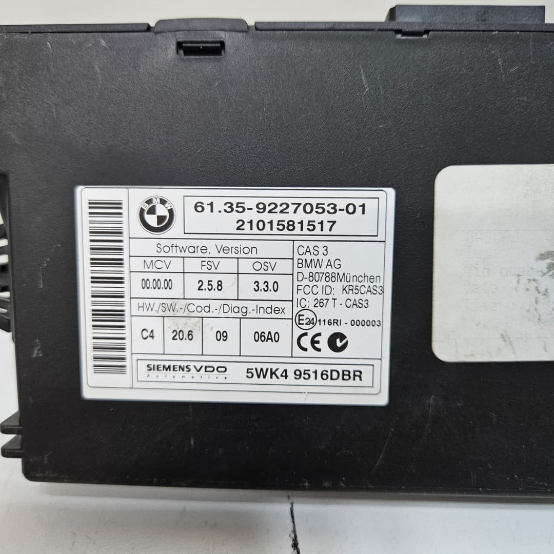 2008-2015 BMW X5 E70 X6 E71 Engine Control Unit DDE ECU Key Set 8506570  N57 3.0