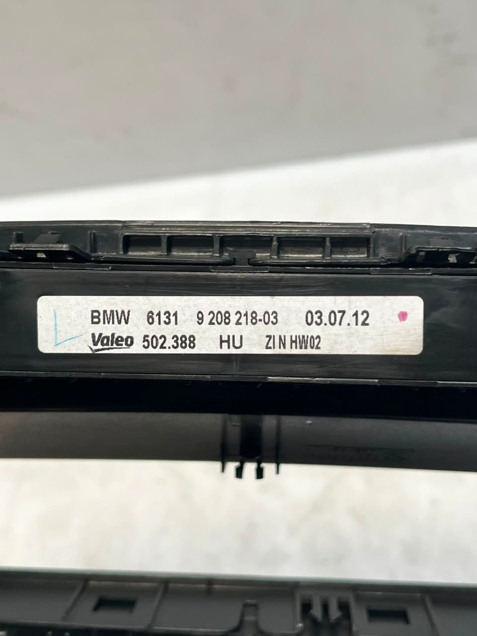 2007-2013 BMW X5 E70 and X6 E71 CIC Climate Control Panel 9279654 OEM