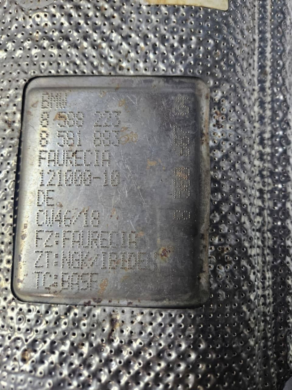 2019 BMW X5 X7 G05 B57 Catalytic Converter Diesel Particulate Filter 8581883 OEM