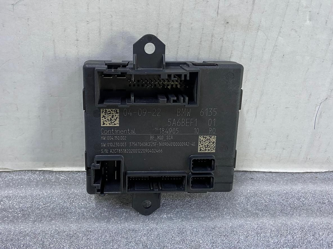 OEM BMW G70 FRONT DOOR PASSENGER SIDE CONTROL UNIT 5A6BEF1 CONTINENTAL BRAND NEW