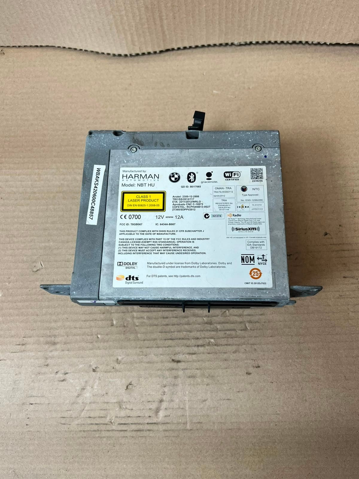 BMW X3 X4 X5 F10 F11 F30 HARMAN NBT HU Radio Navigation Head Unit 9327314 OEM