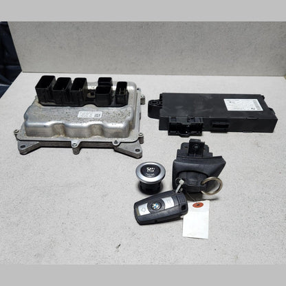2010-2015 BMW X1 Engine Control Unit ECU Set 7639375 X1 E84 2009-2015 N20 