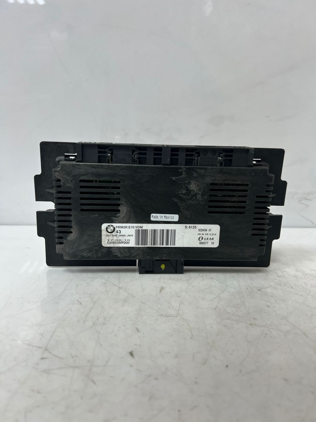 2009 BMW X5 E70 FRM3R J590B DOT SEA Footwell Module 9230434 OEM
