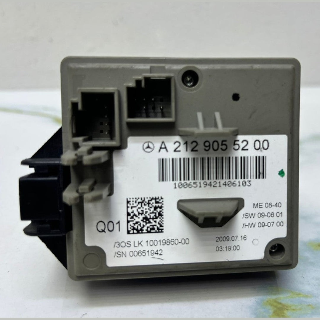 08-14 Mercedes W212 E-Class Ignition Switch Module Unit W/key A212 9055200 OEM