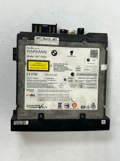 2012-2016 BMW M5 F10 F01 F02 F04 F07 F11 F18 HARMAN Rear DVD Player 9290673 OEM