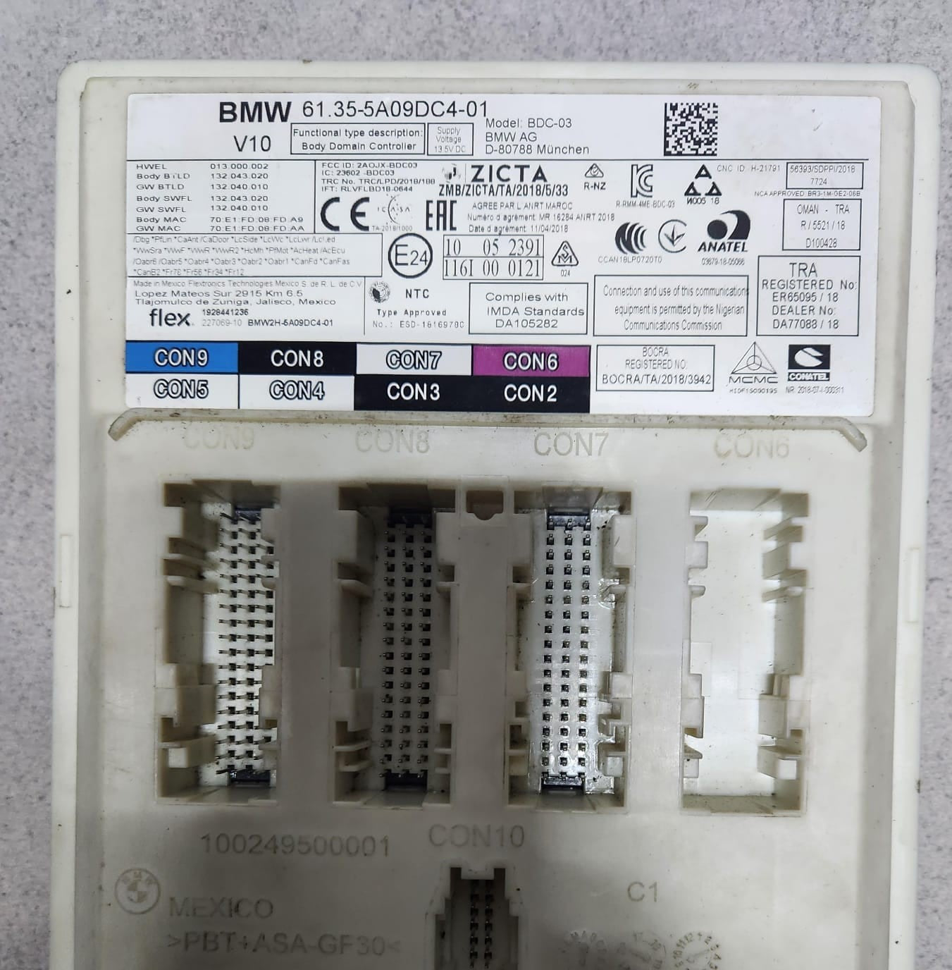 2019-2022 BMW M5 Body Domain Controller 5A09DC4 G20 330i M340i G05 X3 M3 M4 5