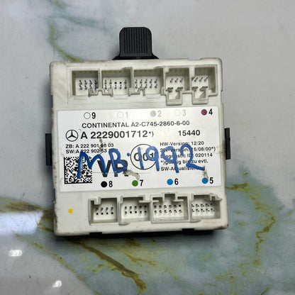 Mercedes-Benz W222 S-Class Front Right Side Door Control Module A222 9001712 OEM