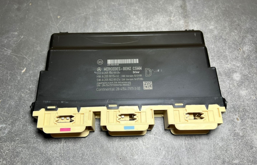 14-18 Mercedes Benz W205 C-Class Driver Seat Control Module A205 9009908 OEM