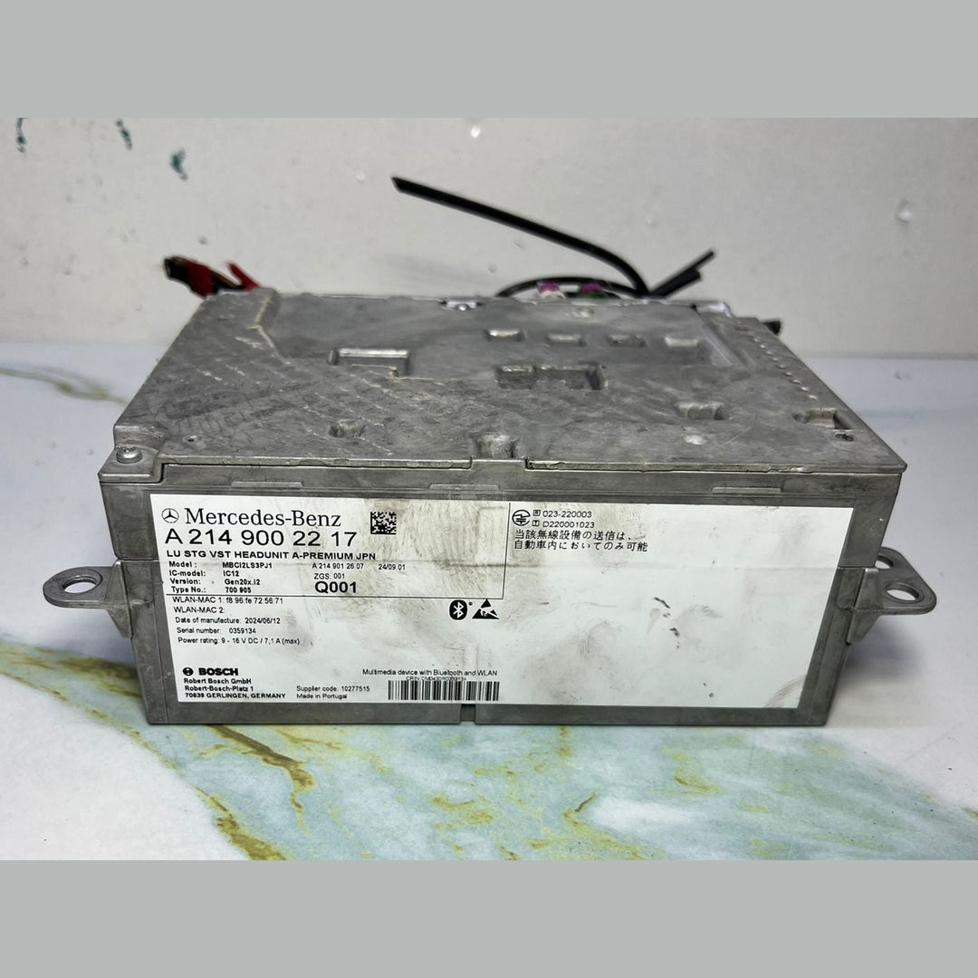 Mercedes-Benz W206 C-Class Head Unit Control A 2149002217