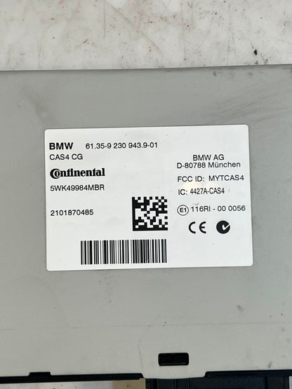 2010 BMW 535i F07 N55 Engine Control Unit ECU SET DME+CAS4+1KEY 7614649 OEM