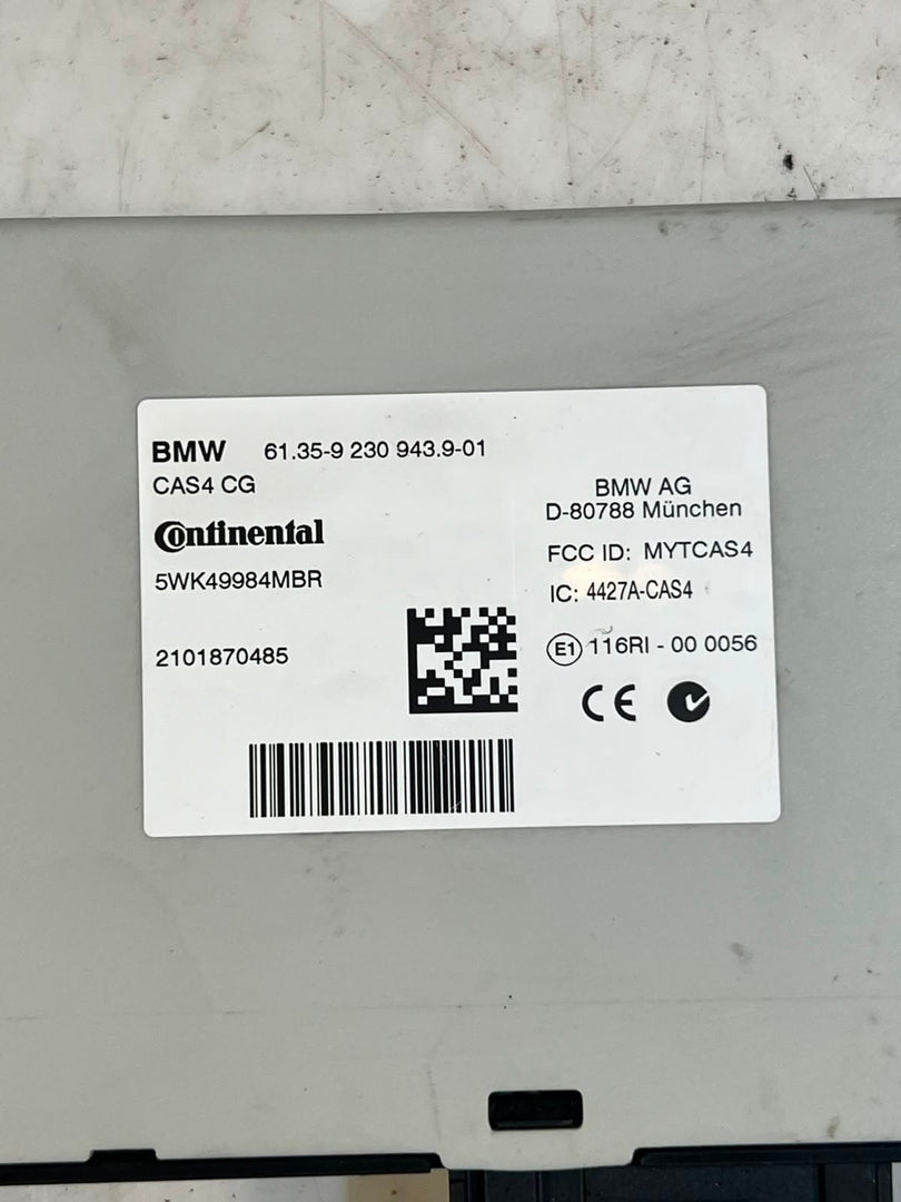 2010 BMW 535i F07 N55 Engine Control Unit ECU SET DME+CAS4+1KEY 7614649 OEM