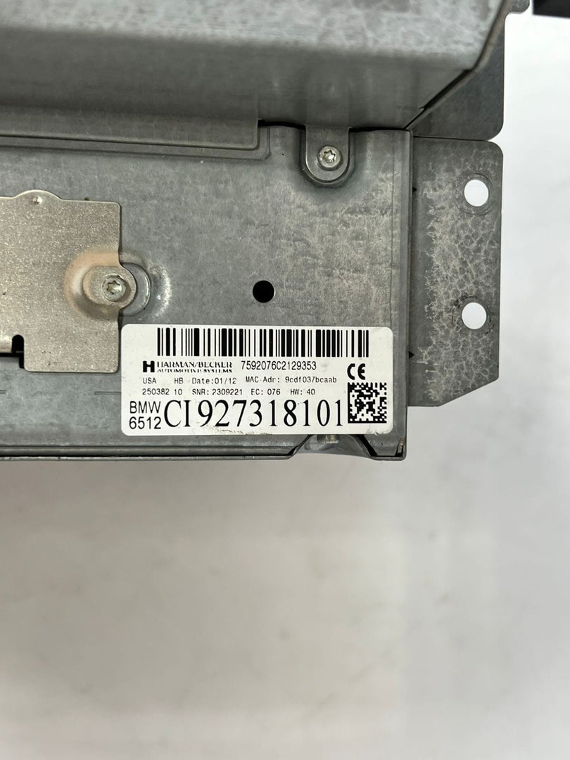 2010-13 BMW E70 X5 E71 X6 E93 Radio Navigation Multimedia Head Unit 9273181 OEM