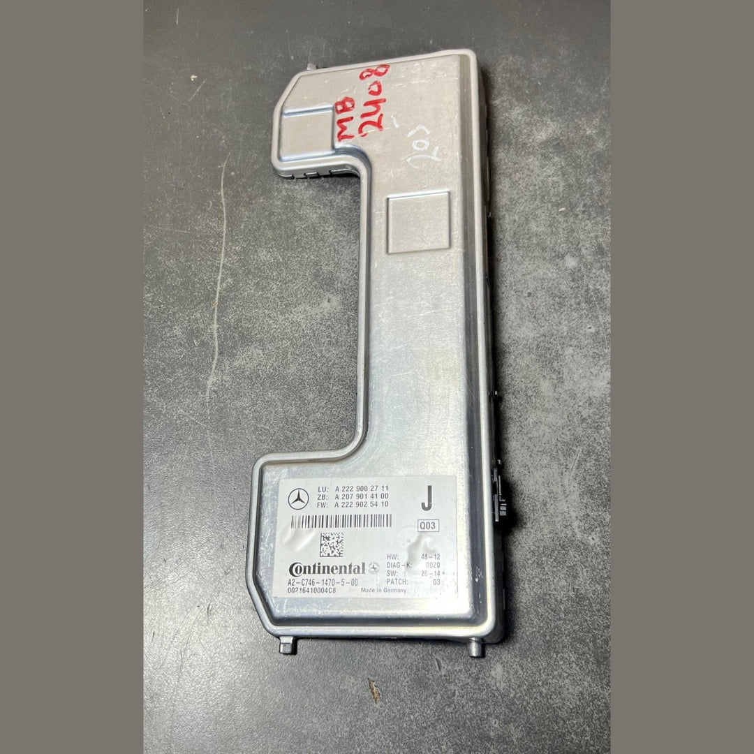 MERCEDES W222 S63 WINDSHIELD CAMERA LANE KEEP ASSIST CONTROL A222 9002711 OEM