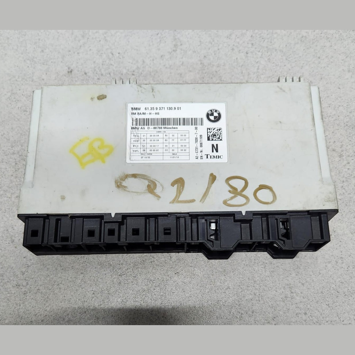 2014-2016 BMW 435i Seat Control Module 9371130  F30 F32 F33 F36 F82 M4 M235