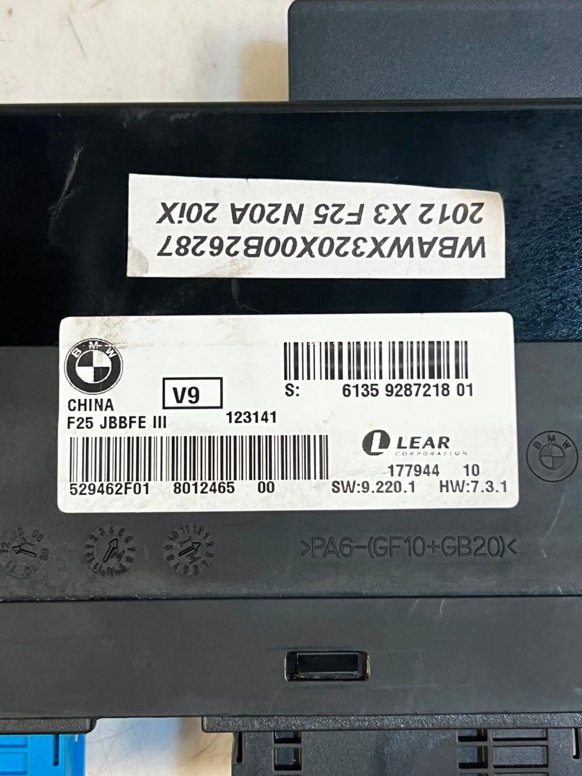 2011-2017 BMW X3 F25 BODY Comfort Control Module BCM 9287218 OEM