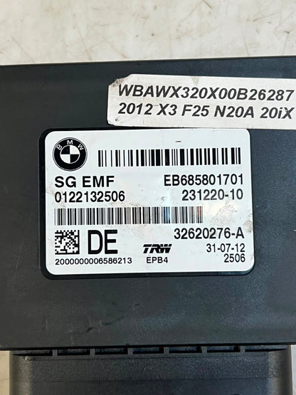 BMW 5 Series F10 F11 F12 F13 F25 F26 650i Parking Brake Control Module 6858017