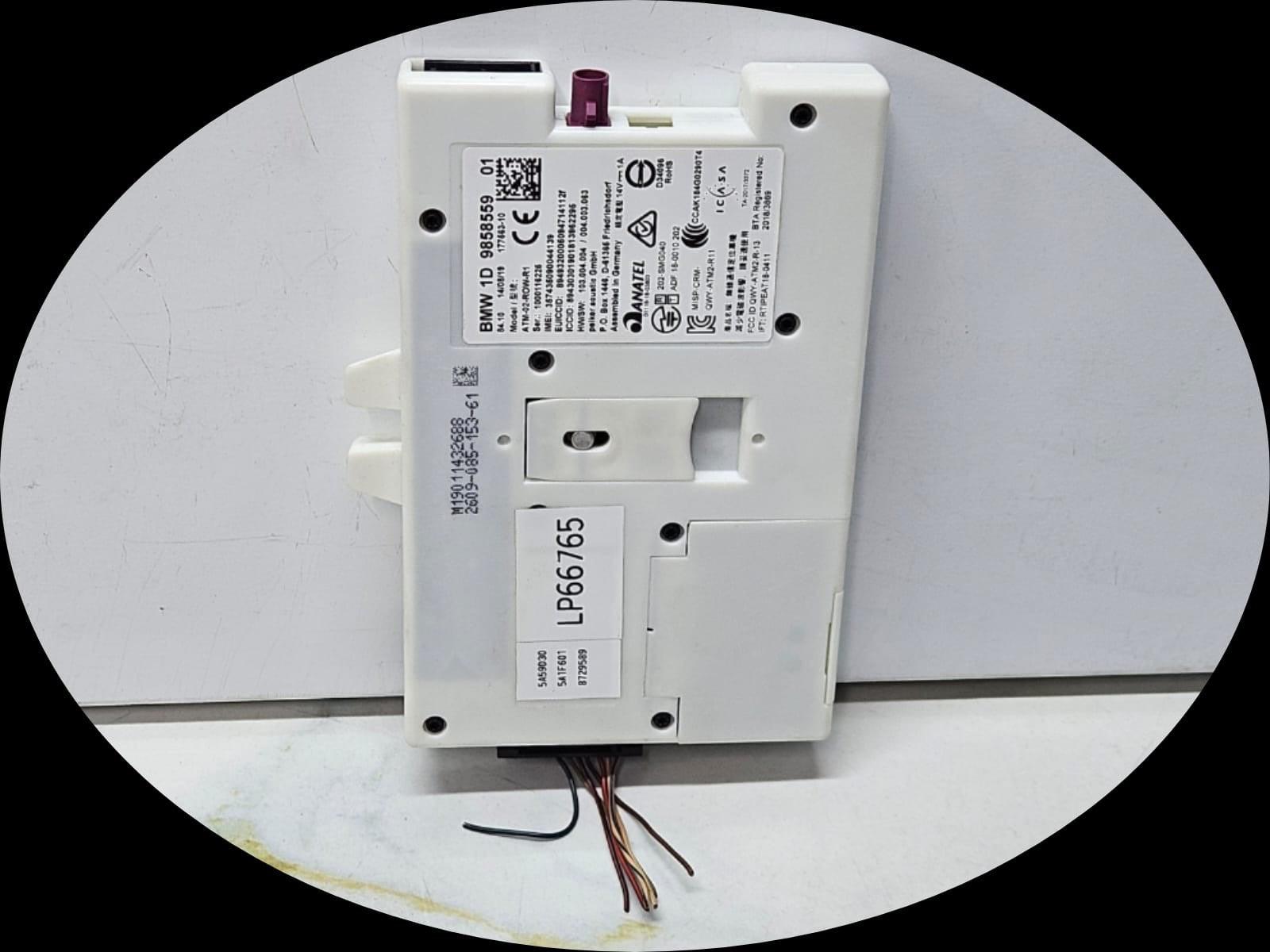 2019 BMW X5 G05 EUR RHD Telematics Control Module 9858559 OEM
