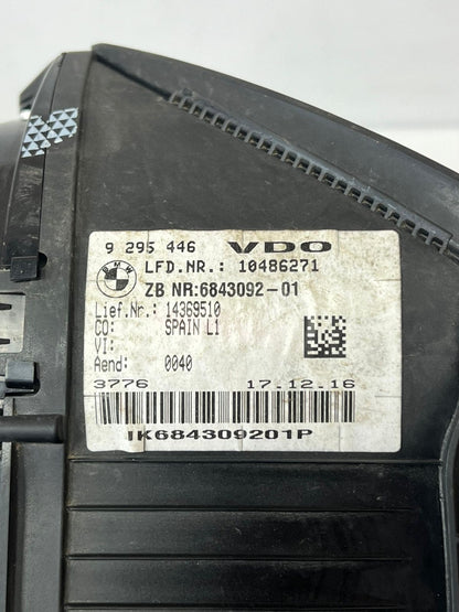 BMW 1 Series F52 sedan SPEEDOMETER Instrument Cluster 6843095 OEM