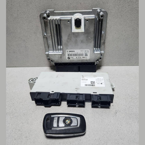 BMW Engine Control Unit DDE8574380 F10 F11 520D DIESEL X3 F25 ECU SET