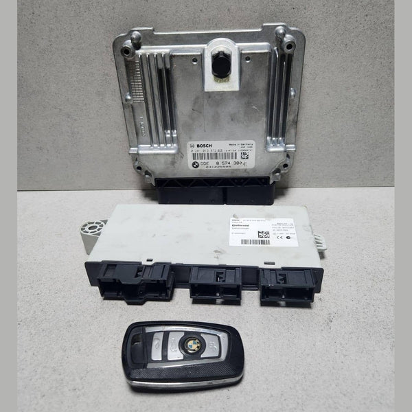 BMW Engine Control Unit DDE8574380 F10 F11 520D DIESEL X3 F25 ECU SET