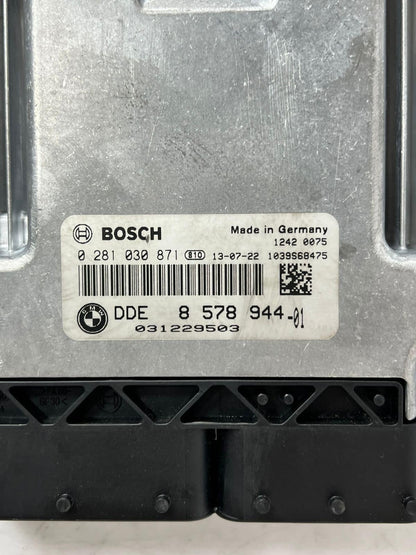 BMW F20 N47 Engine Control Unit ECU COMPLETE SET DDE + FEM + 1KEY 8578944
