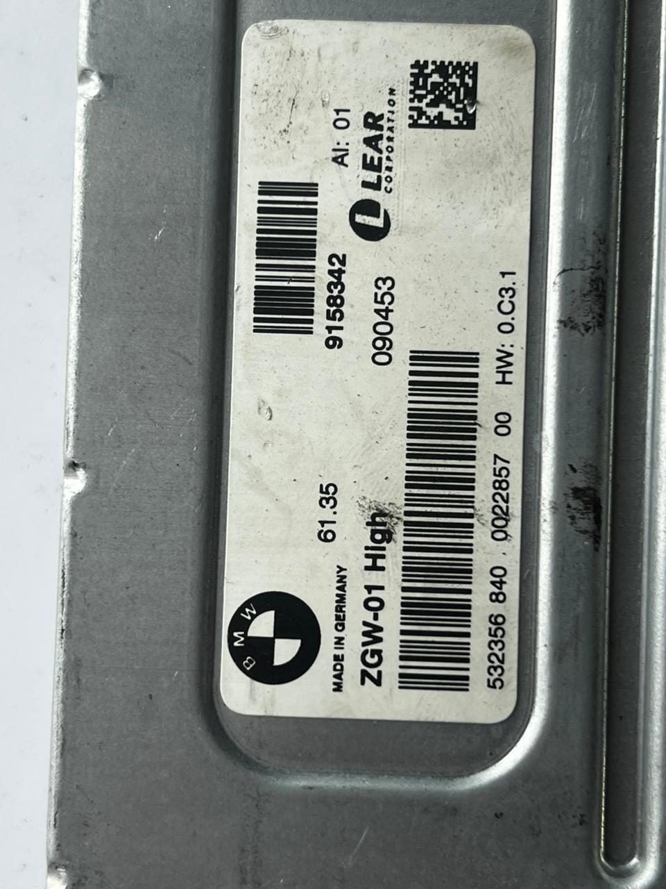 2009-2011 BMW 750i Central Gateway Control Module 9158342 7 Series 740i, 750i, 7