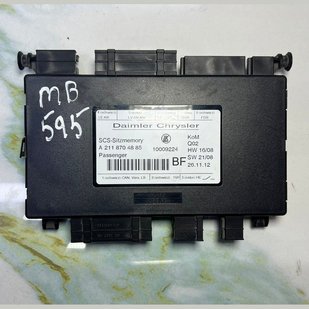2003-09 Mercedes E500 Seat Control Module A2118704885 W211 W219 E500 CLS500 X164