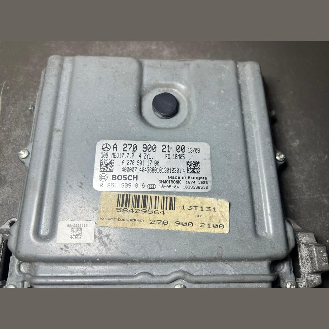 12-18 Mercedes W246 CLA GLA Engine Control Module Unit ECM ECU A270 9002100 OEM