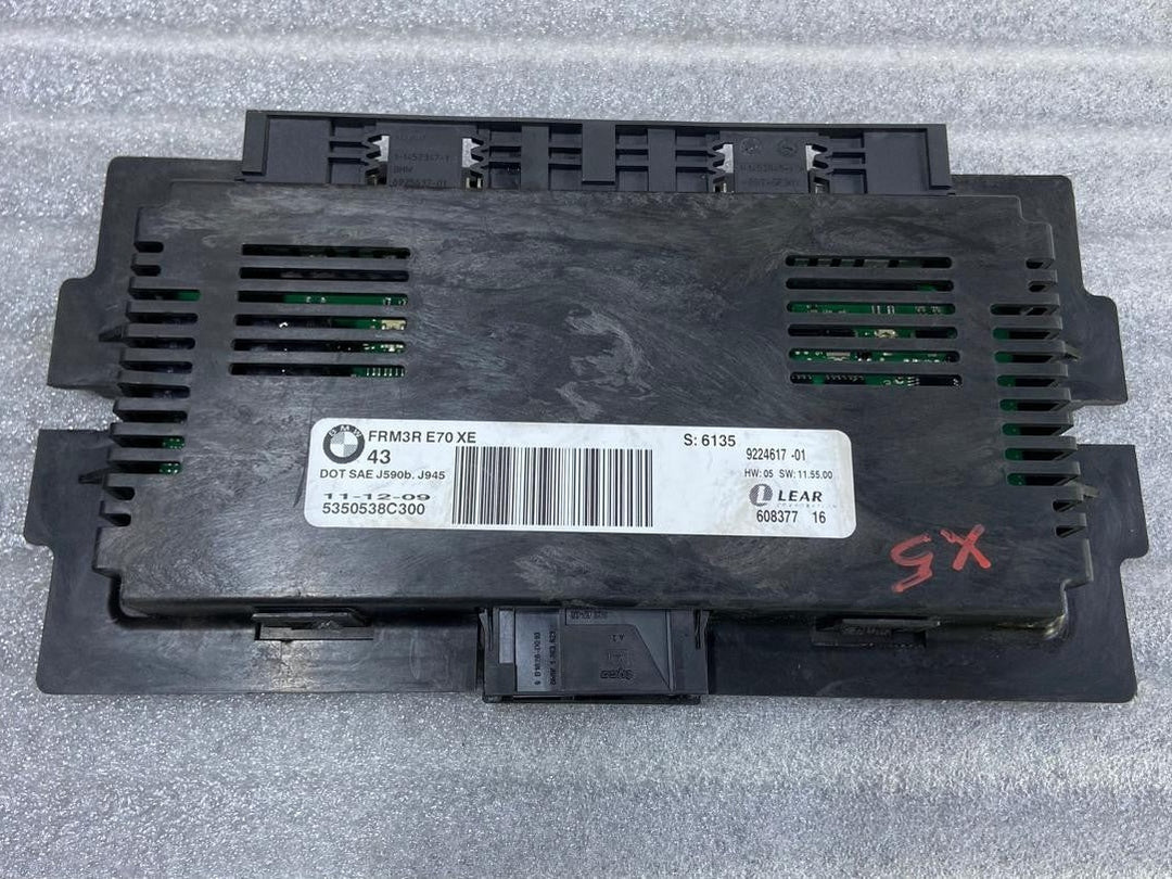 OEM BMW X5 E70 FRM LCM Footwell Lighting Control Module 9224617