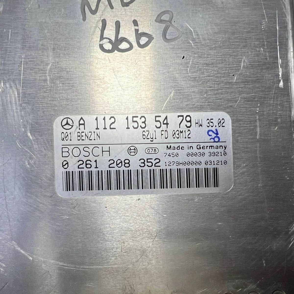 2003-05 Mercedes-Benz E320 Engine Control Unit A1121535479 C320, C240 and CLK320