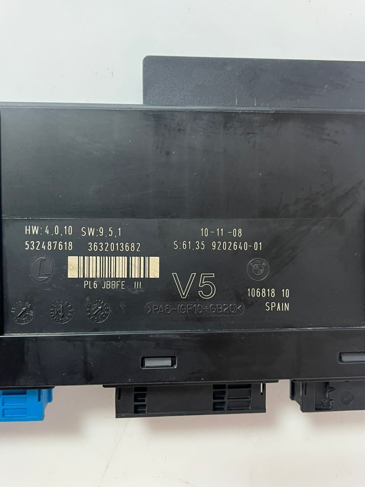  2009 BMW 7' F01 F02 740I 3.0 Diesel 180kw Body Comfort Control Unit 9202640