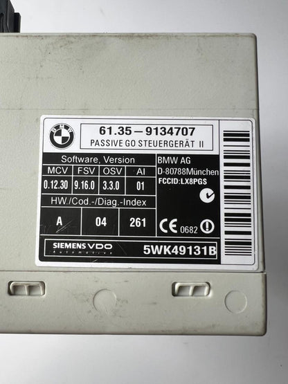 2006-2010 BMW 550i Keyless Entry Passive Go Control Module 9134707 E60 E61